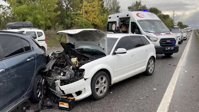 Zincirleme kazada 1’i çocuk 5 kişi yaralandı!