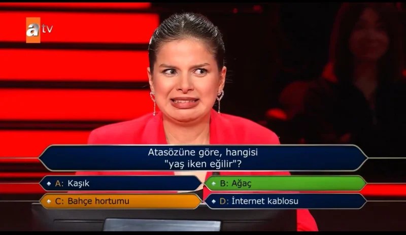 Üniversite öğrencisi yarışmada ilk soruda elendi!