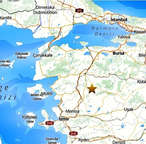 Balıkesir’de 4.9 büyüklüğünde deprem!