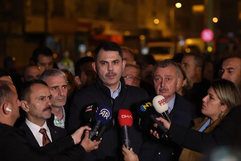 Bakan Murat Kurum Gebze’de incelemelerde bulundu!