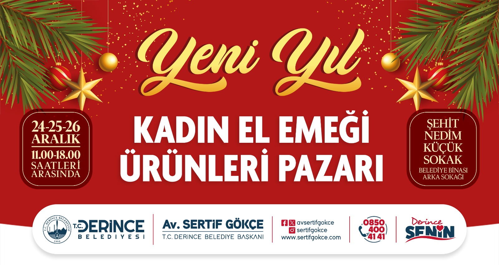 Derince’de Kadın El Emeği Ürünleri Stantları!