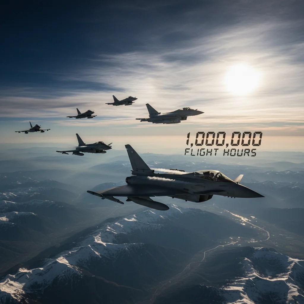 Eurofighter Uçakları Tarihi Başarıya Ulaştı