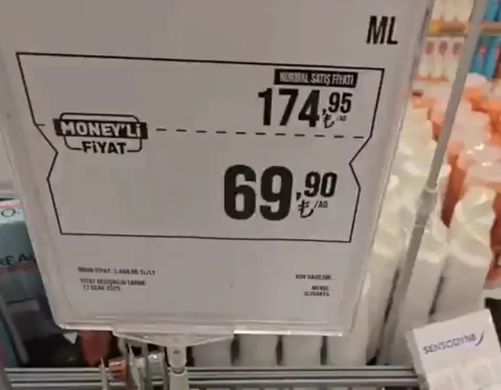 Market rafında fiyat oyunu şaşkınlık yarattı