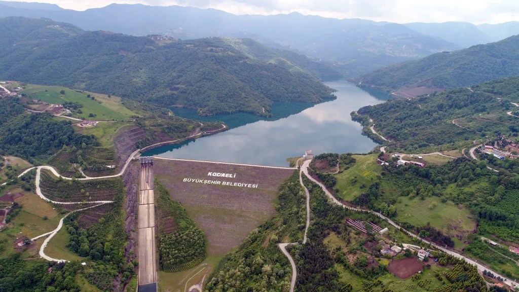 Kocaeli’de kar yağışı barajlardaki doluluk oranını artırdı
