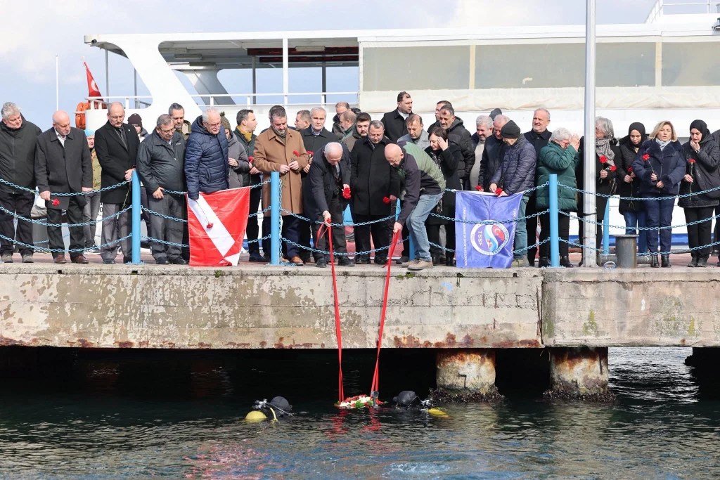 Karamürsel’de Üsküdar Vapuru Faciası’nın 68. Yıl Anması