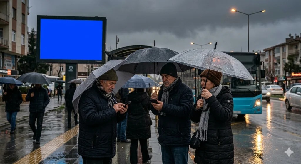 Kocaeli’de bayramda hava soğuk ve yağışlı