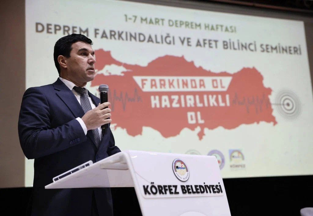 Körfez’de deprem farkındalık semineri düzenlendi