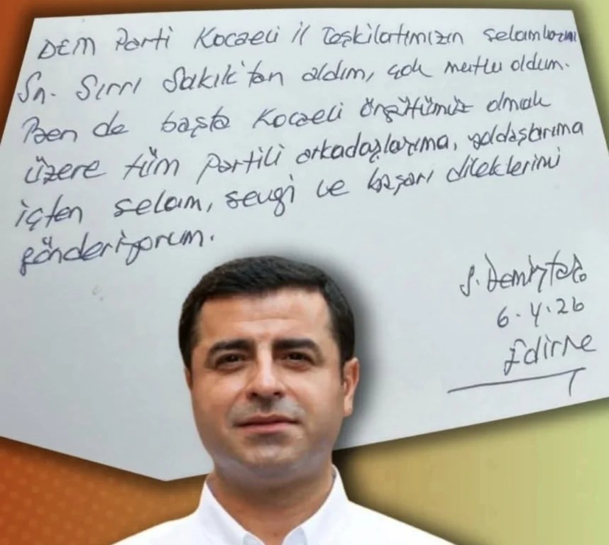 Selahattin Demirtaş’tan Kocaeli’ye mesaj!