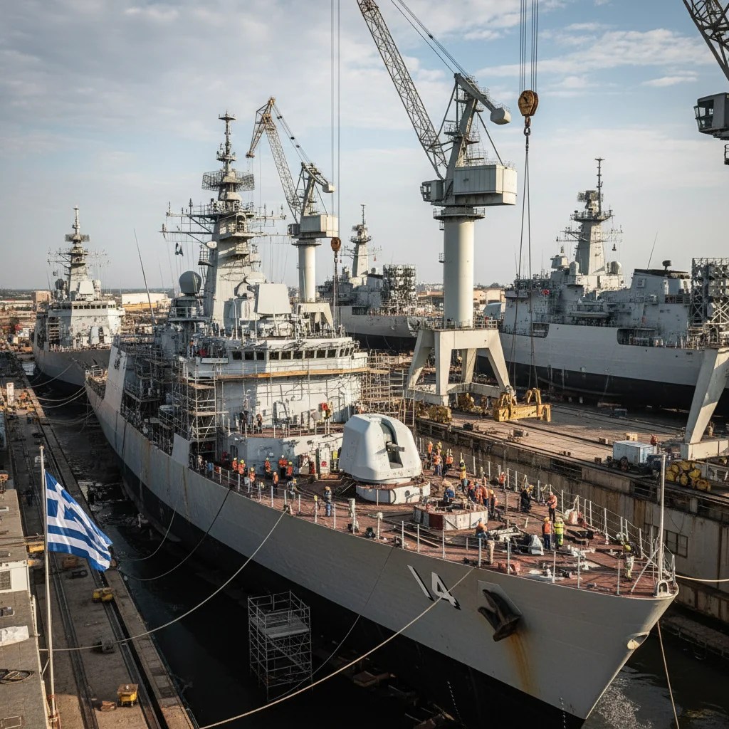 Yunanistan Fırkateynlerini Modernize Ediyor