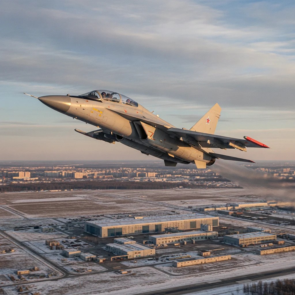 Yak-130M Prototipi İlk Uçuşunu Başarıyla Tamamladı