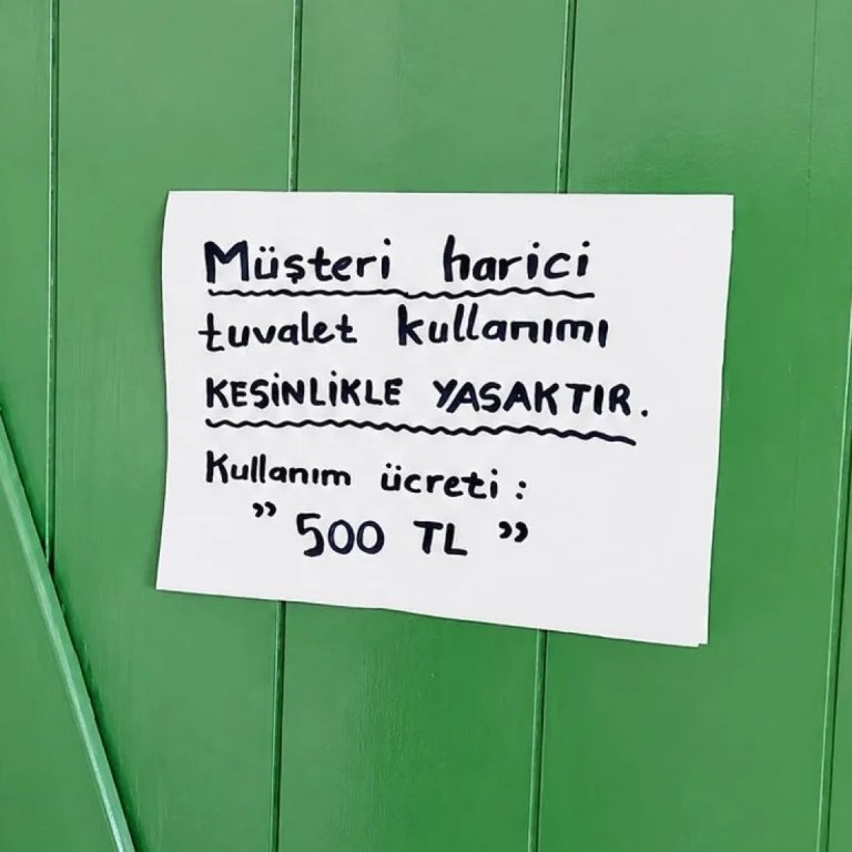 Akyaka’da tuvalet ücreti şaşırttı!