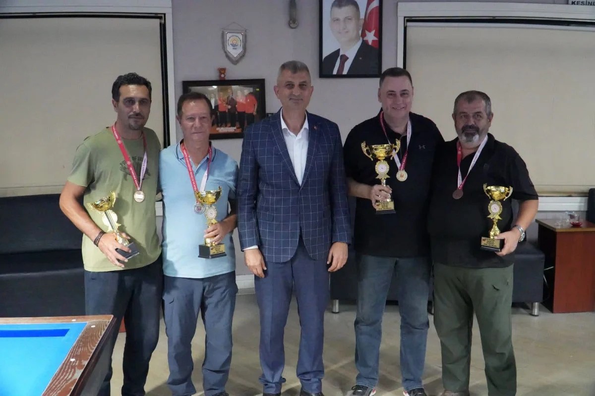 Gölcük’te Zafer Bayramı Bilardo Kupası sona erdi!