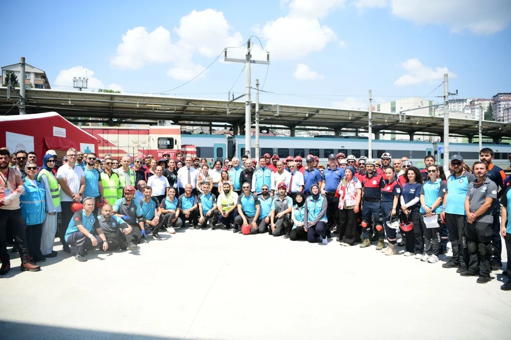 ÇAK-TİM’den başarılı tren kazası tatbikatı!