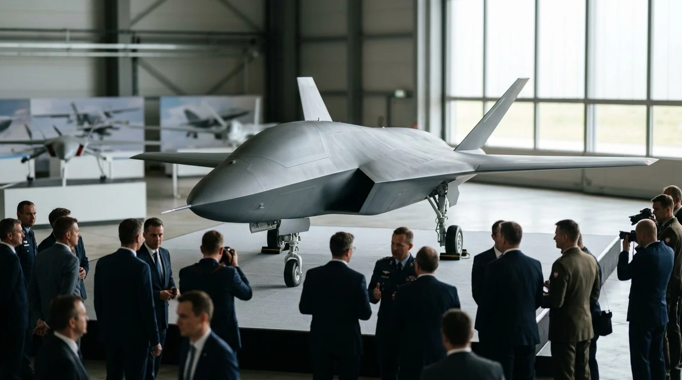 Saab yeni insansız savaş uçağını tanıttı