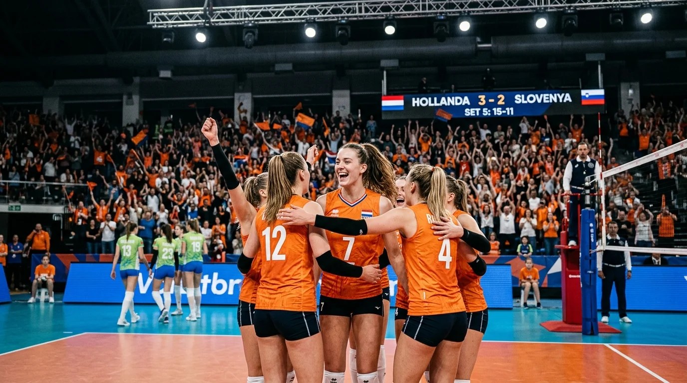 Hollanda Slovenya’yı 3-2 yenip tur atladı