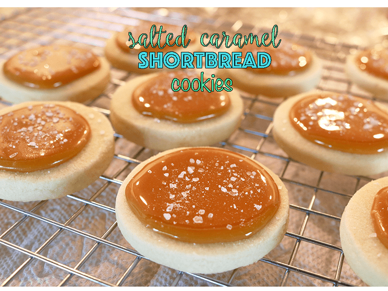 Salted Caramel Shortbread Cookies Pretty Little Bakers