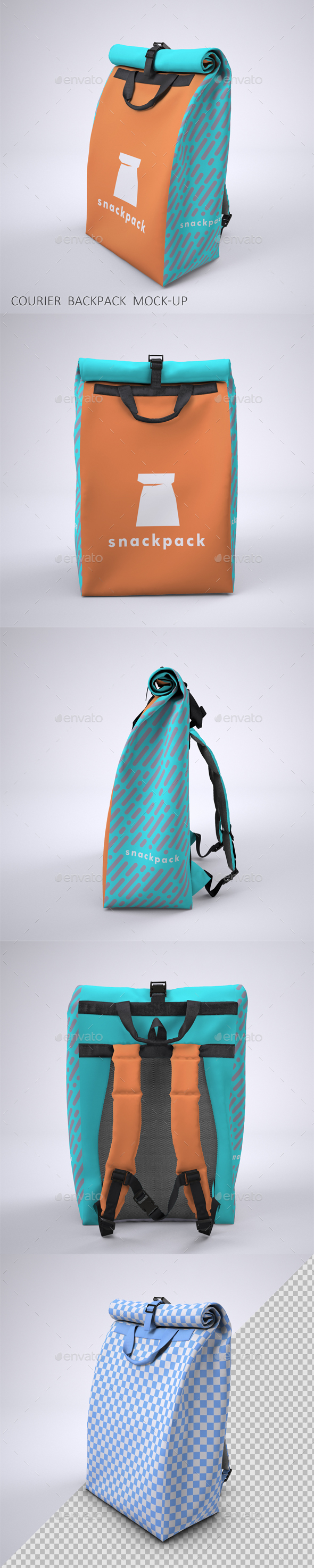 PSD Mockups Delivery Motorcycle Delivery Bike Mockup PNG