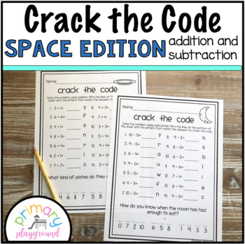 Crack the code worksheet answers image