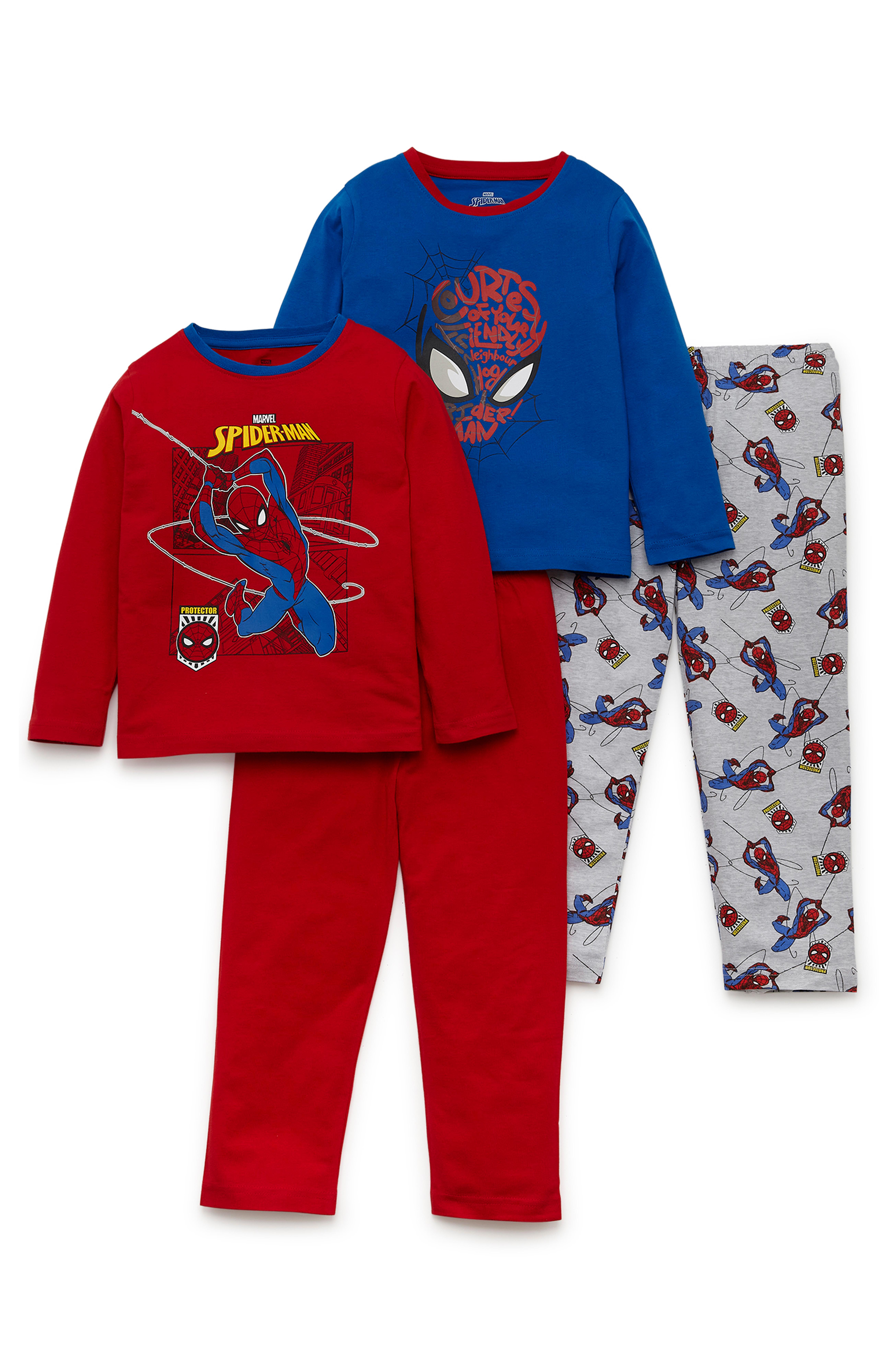 En dat is terug te zien in de pretty sieraden. Pyjama's Disney Spider-Man voor jongens, set van 2
