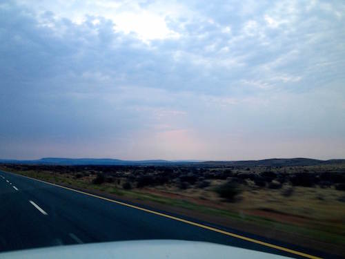 sunset over the road | Van Life
