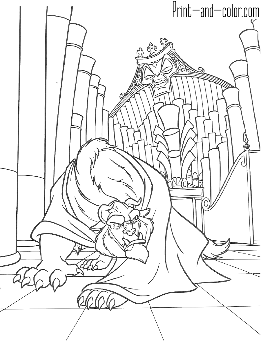 You name it, we’ve got it. Coloring Pages Kids 2020: 32 Beauty And The Beast Coloring Pages For Adults