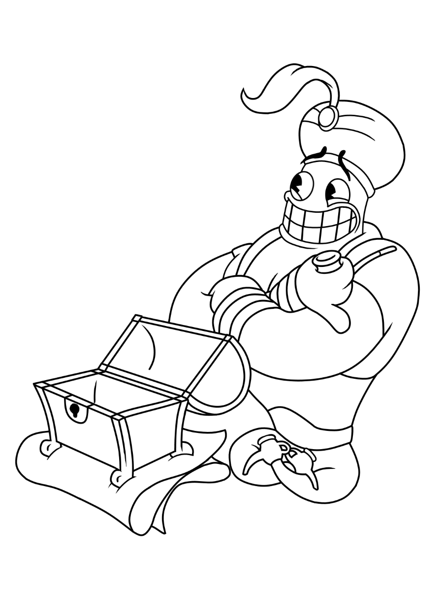 Each printable highlights a word that starts. Cuphead coloring pages | Print and Color.com