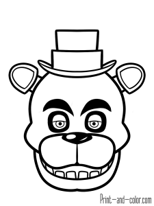 five nights at freddys coloring pages print and colorcom