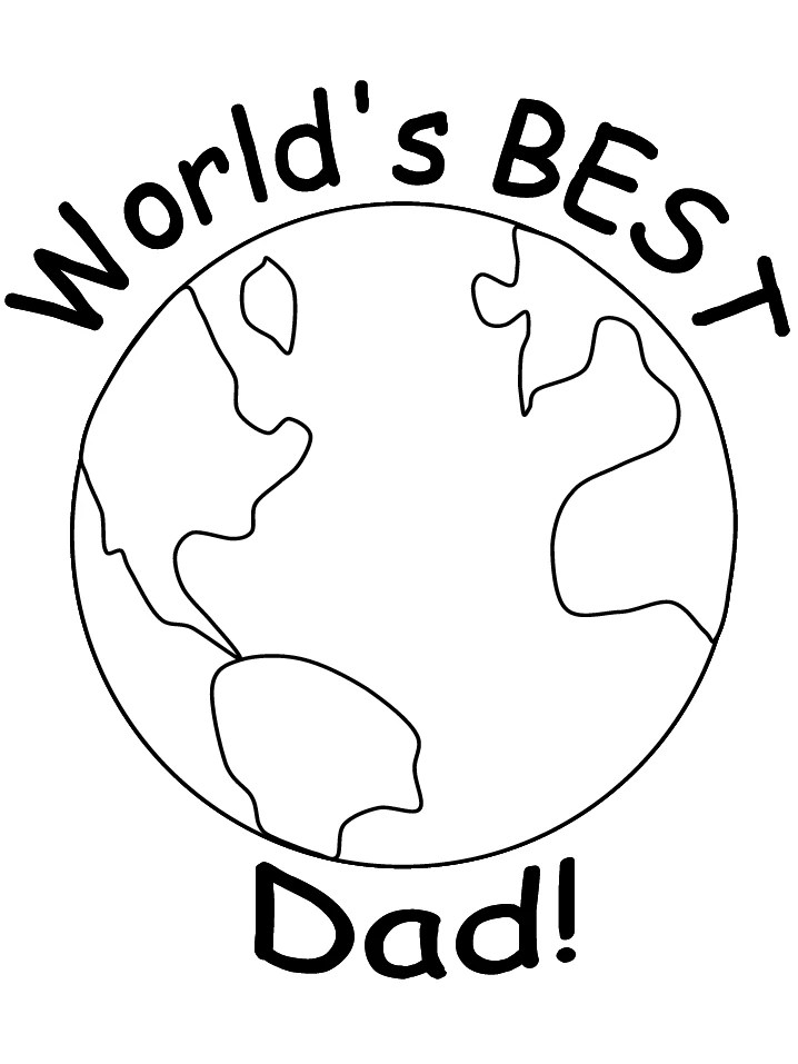 If your child loves interacting. Drawing Dad 103751 Characters Printable Coloring Pages
