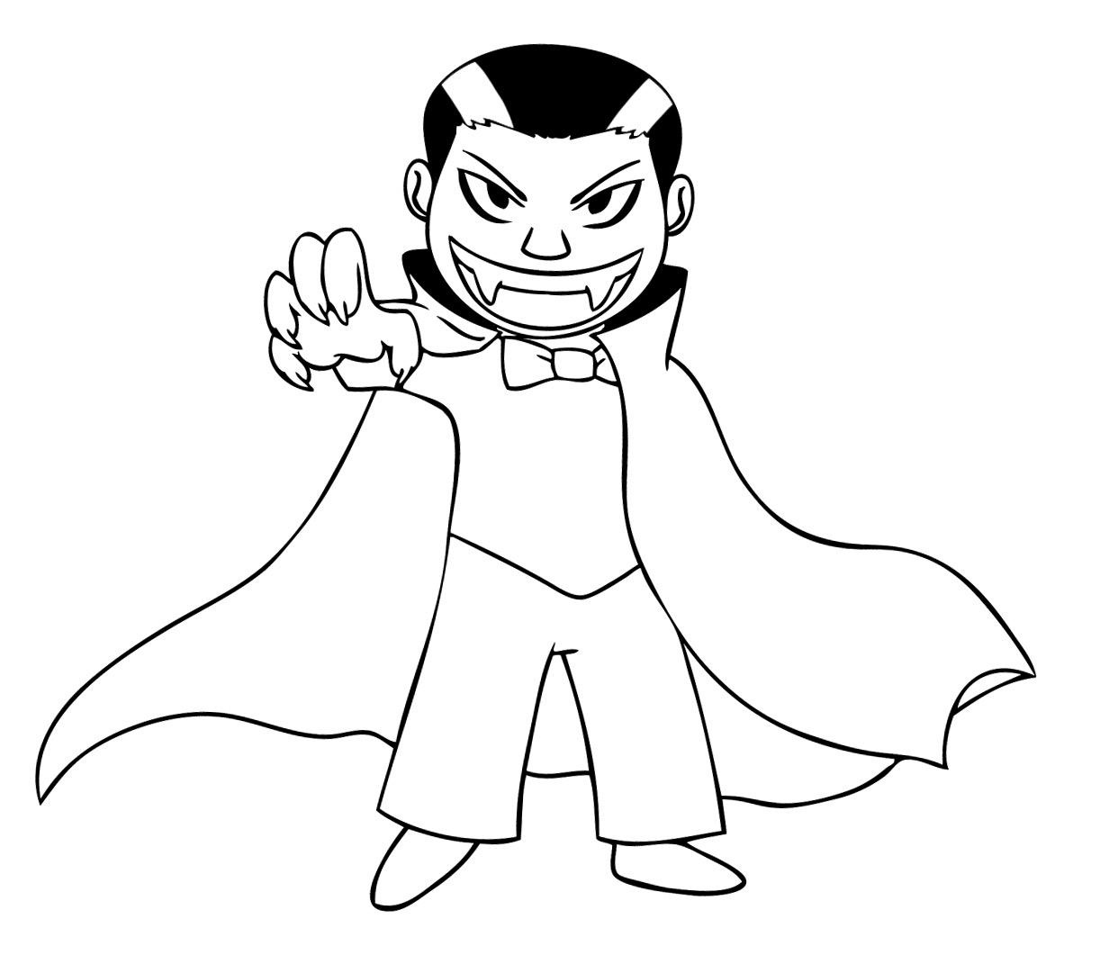 These alphabet coloring sheets will help little ones identify uppercase and lowercase versions of each letter. Drawing Vampire 85885 Characters Printable Coloring Pages