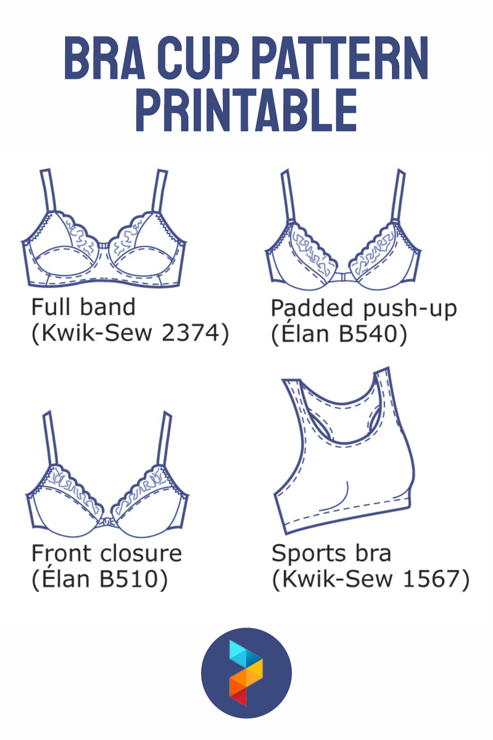 Many lingerie pattern designers generously create free patterns for us home. 13 Best Bra Cup Pattern Printable Printablee Com