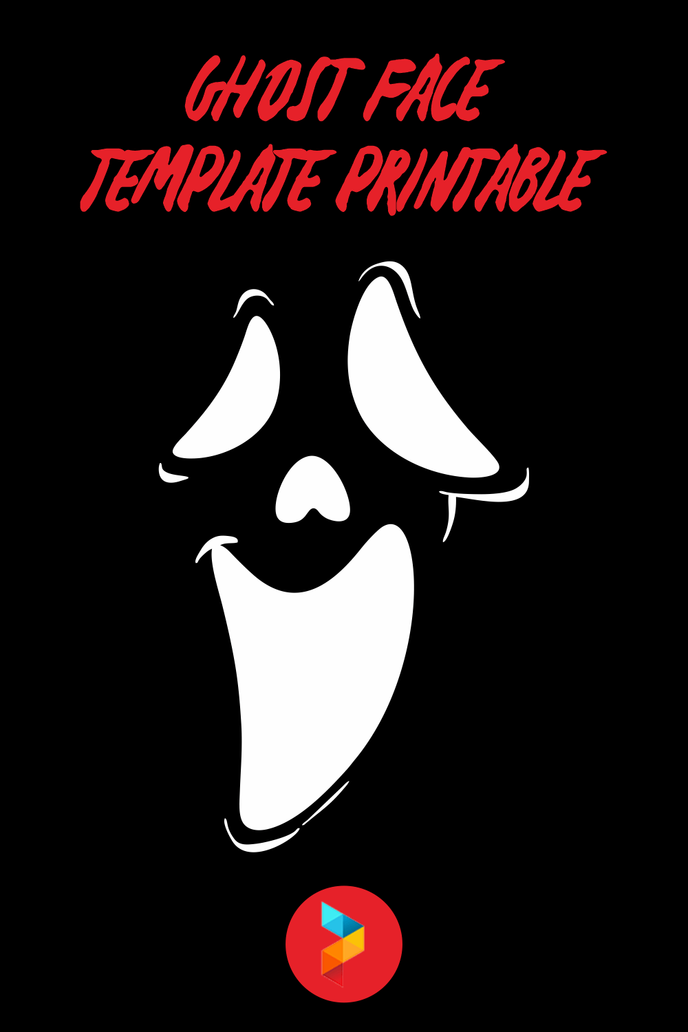 Pour in a glass and use a ghost face stencil to . 5 Best Ghost Face Template Printable Printablee Com