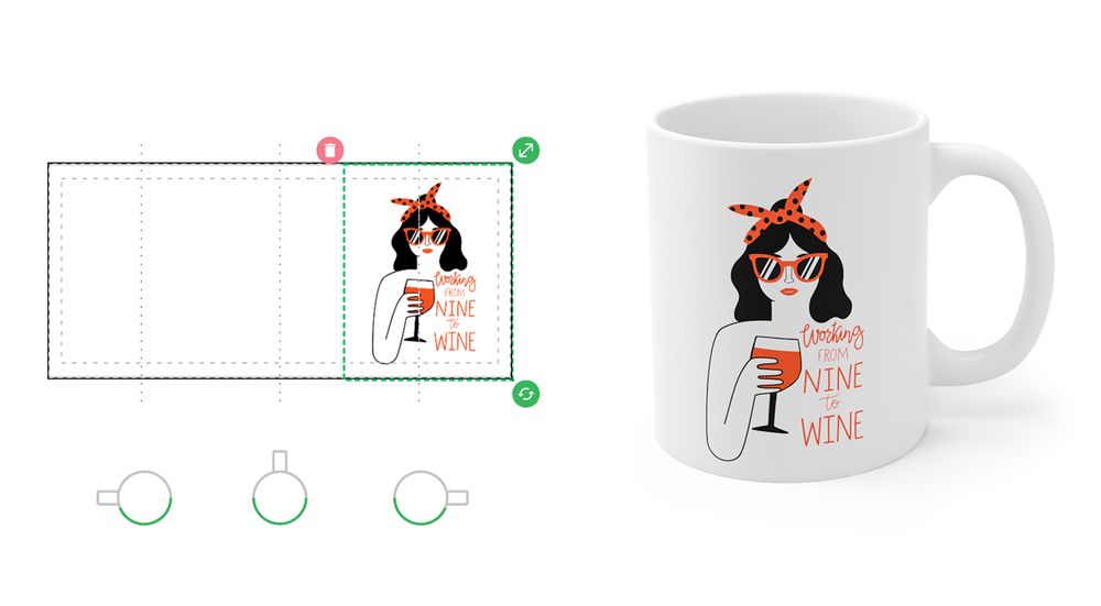 Design your own mugs online. Custom Mugs Uk Printify