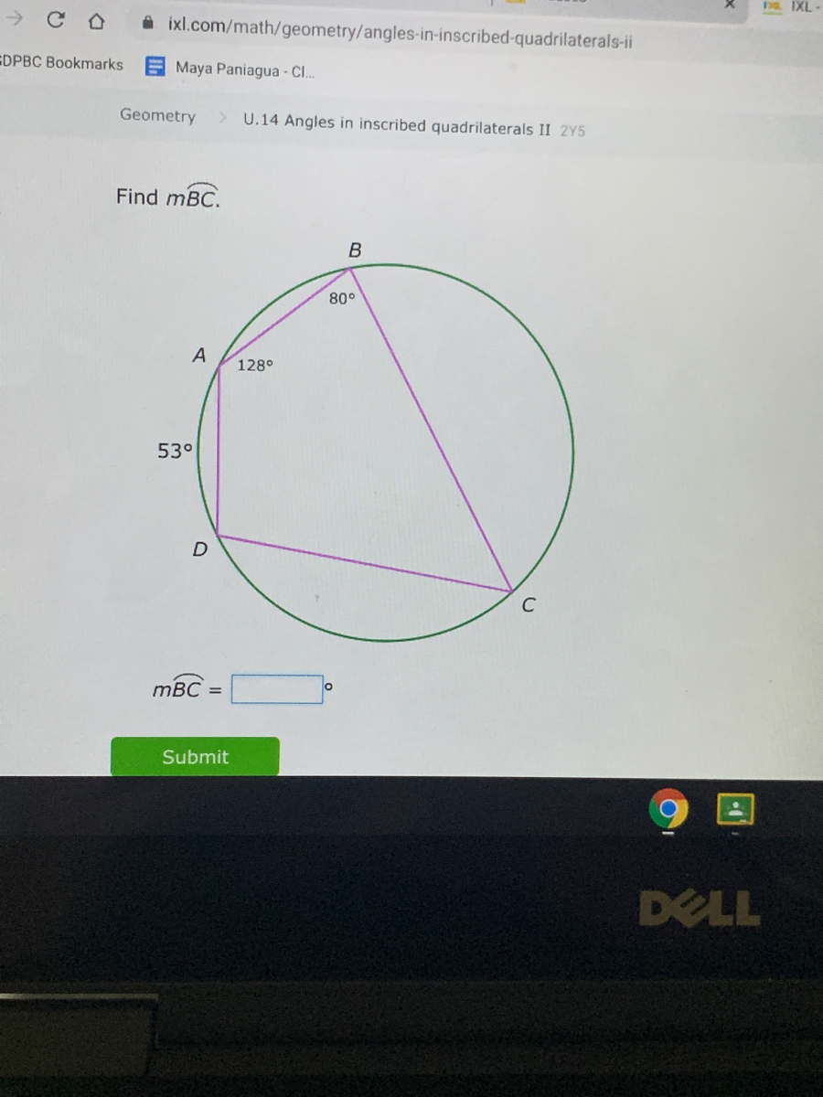All angles in a quadrilateral must add up to 360 degrees. Answered I Bartleby