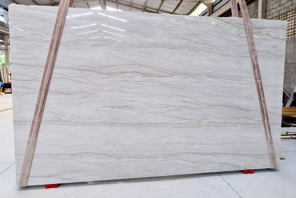White Pearl 1st Choice 2cm Quartzite by PACIFICA
