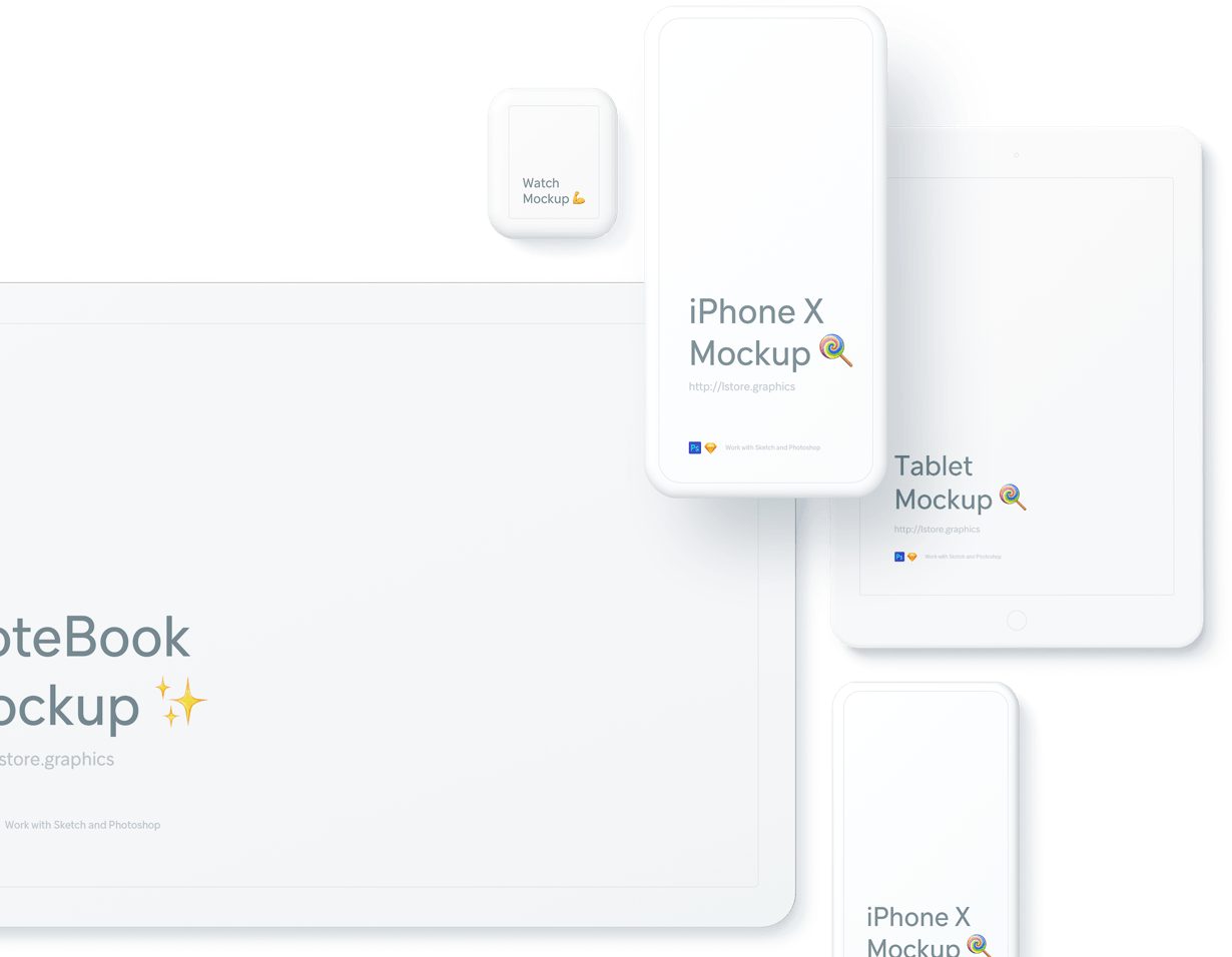 Our all device mockups apple iphone samsung galaxy android blackberry z10 free resources for sketch app by bohemian. Simple Mockups For Sketch And Photoshop