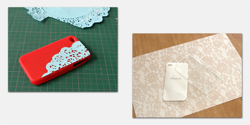 как украсить силиконовый чехол для телефона своими руками как разрисовать красный чехол