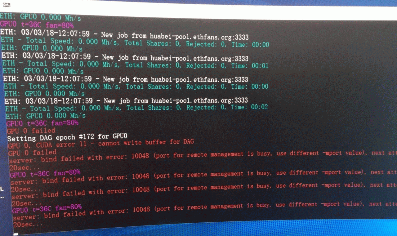 Esp8266 fails to burn firmware all the time and then displays chip sync error. Cuda Error 11 Cannot Write Buffer For Dag Error Solution Programmerah