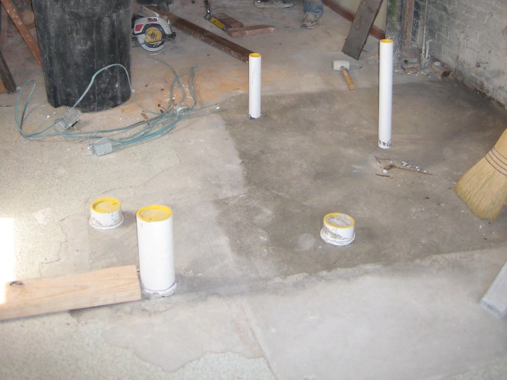 Ideas for adding a bathroom to a house with concrete slab foundation. Moving Plumbing In A Slab Foundation Not As Bad As You Might Expect Project 563