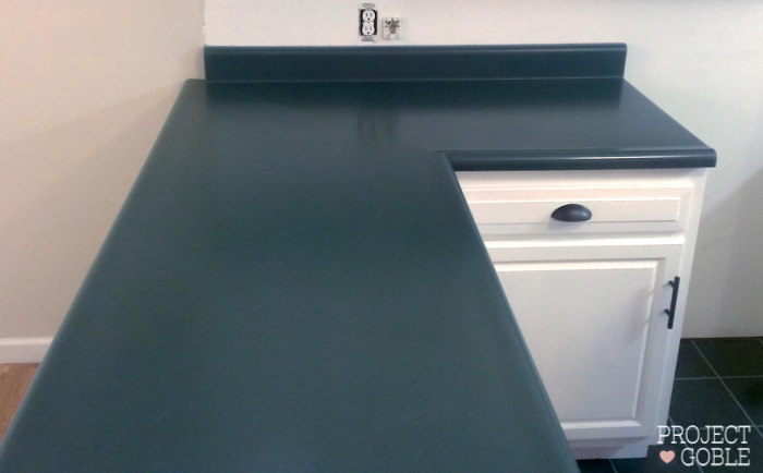 Kitchen Countertop Paint Transformation - Project Goble