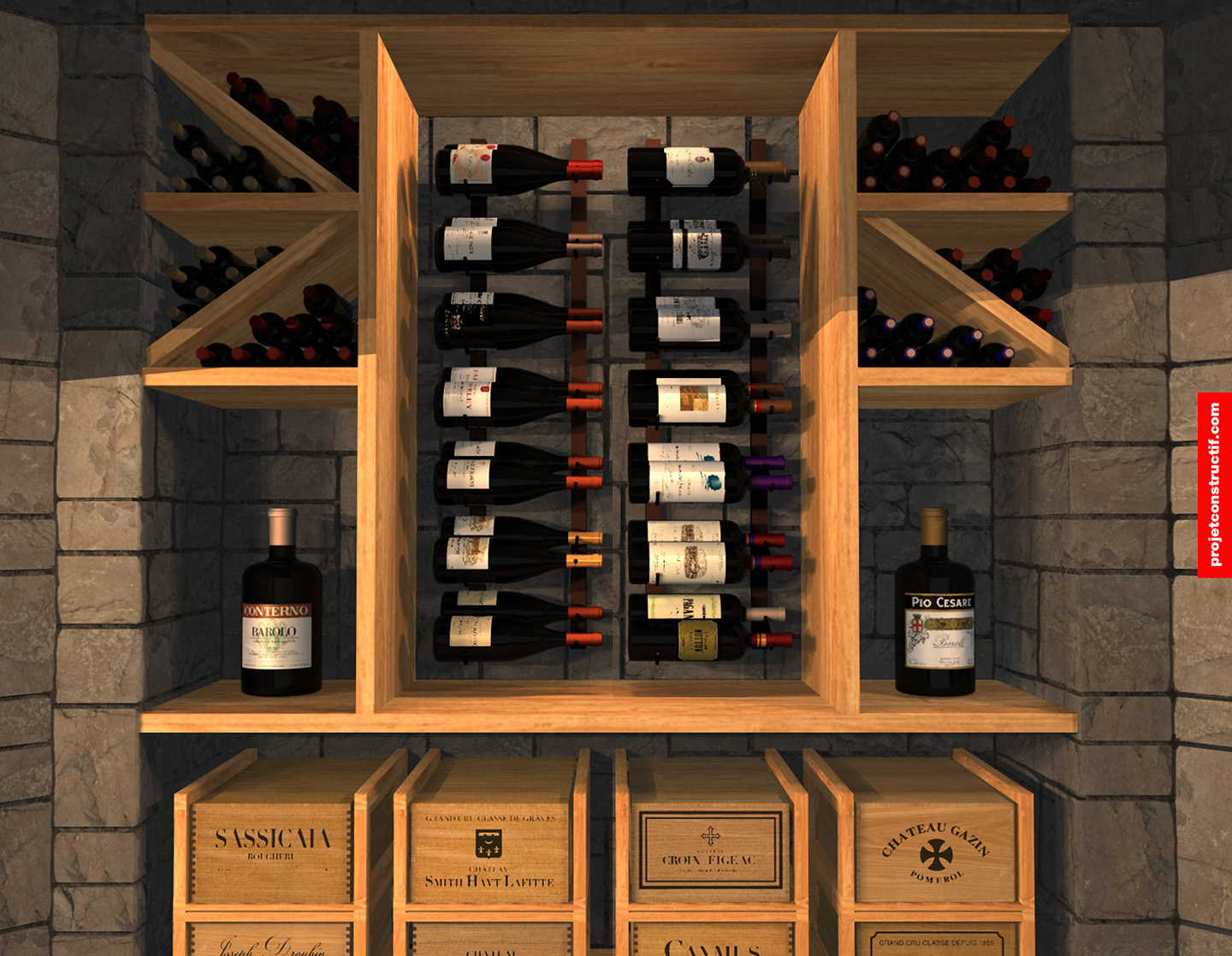 Cave à vins, cellier • Cellar, wine room