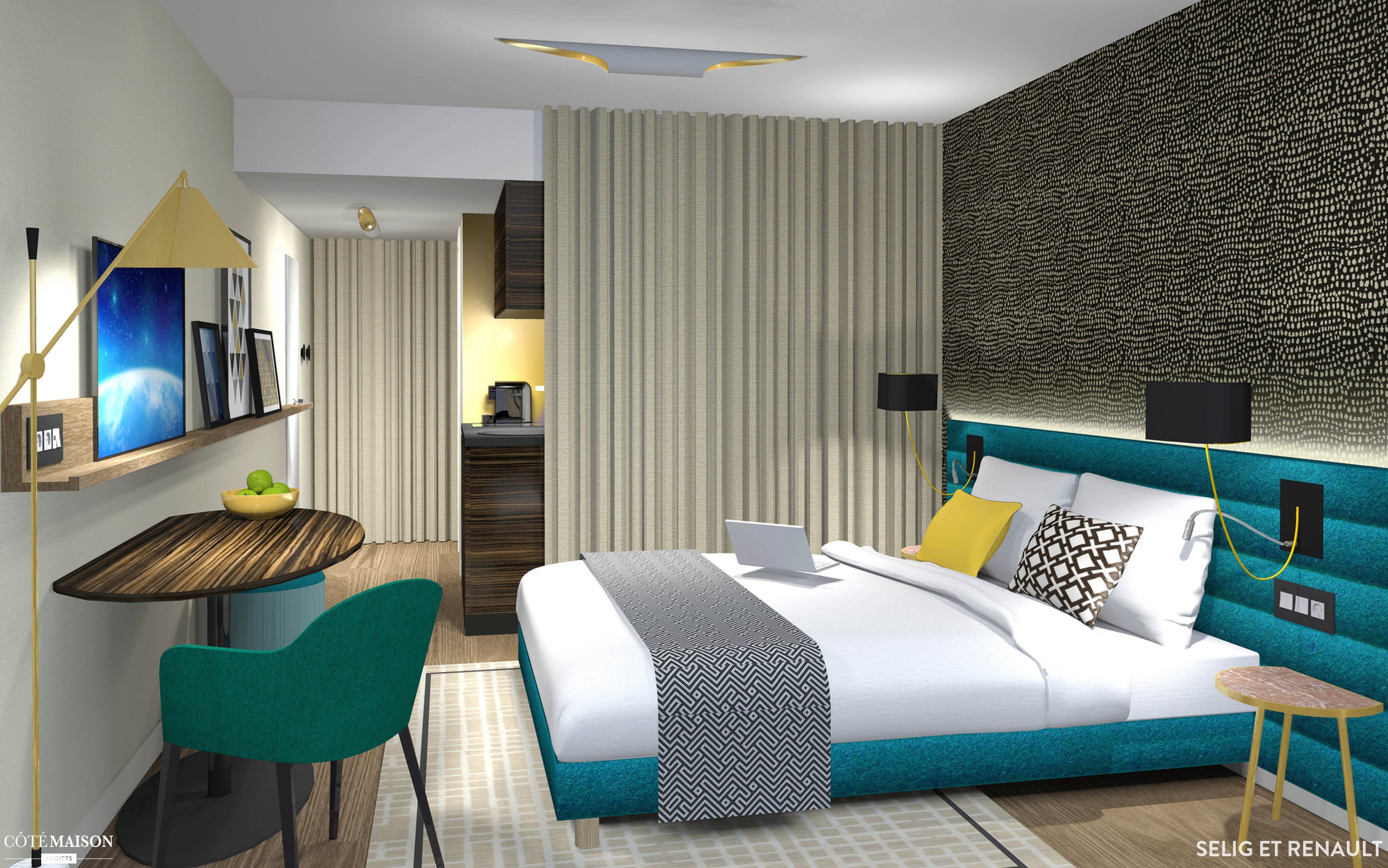 Nathalie vingot mei est architecte d'intérieur et décoratrice à aix en provence depuis plus de 20 ans. Chambre d'hÃ´tel, SELIG ET RENAULT - CÃ´tÃ© Maison