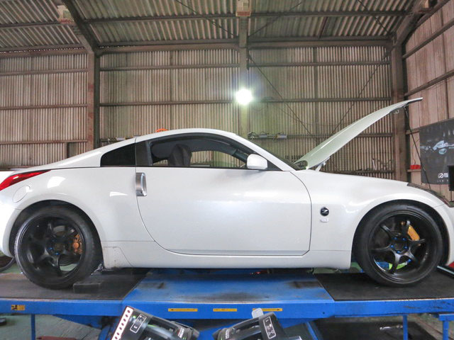 海外最新 35スカイライン Z33 車高調 Tein テイン フェアレディz サスペンション