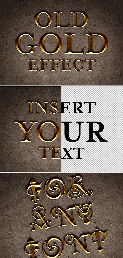 Gold is a great investment because it maintains its value in the long term. Old Gold Text Effect Mockup 315396286 Mockups Free Psd Templates