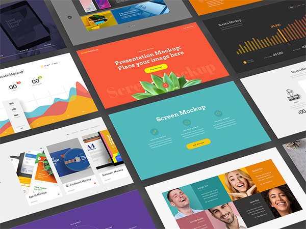 Present your designs to your firm or clients using this powerpoint presentation mockup made by alexandr reznik. Presentation Showcase Perspective Mockup Mockups Free Psd Templates