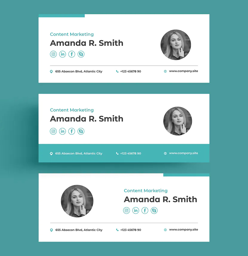 Informationweek.com editor mitch wagner did an informal survey of all the messages in his inbox, and drew a few conclusions about what email message signatures say about the sender. 14 Best Email Signature Templates Psd Ai Eps Psd Design