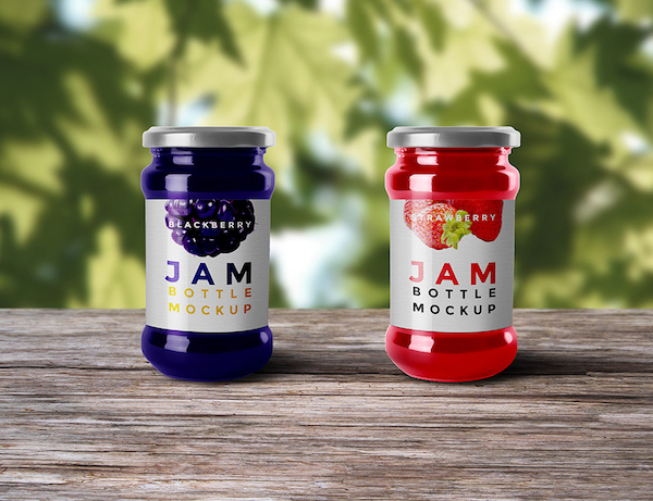 Peanut butter and jelly is the ultimate combo! Jam Jar Mockup Freebie Psdblast
