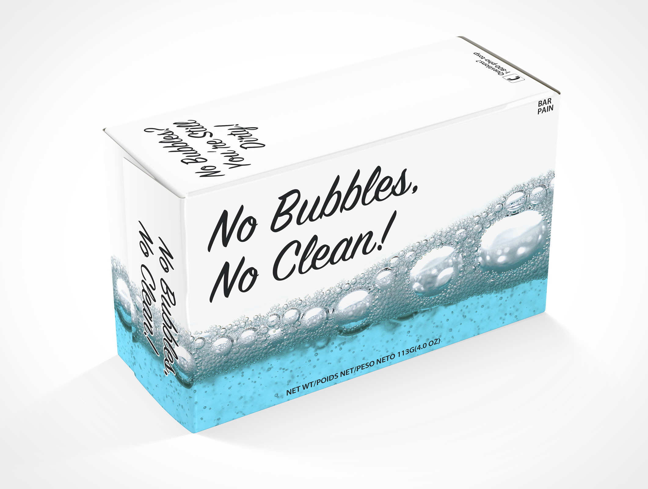 Premium and free mockups for photoshop. Soap Box Mockup High Angle 30 Front View In Box Catalog Psdcovers