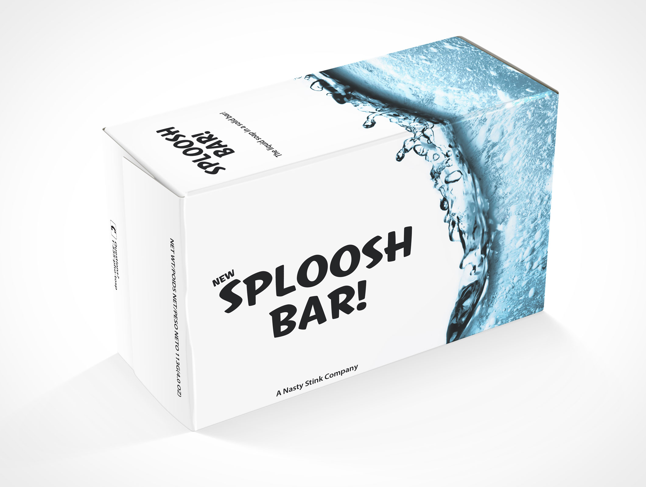 Blank soap packaging and soap bar for mockup design and branding. Soap Box Mockup High Angle 30 Front View In Box Catalog Psdcovers