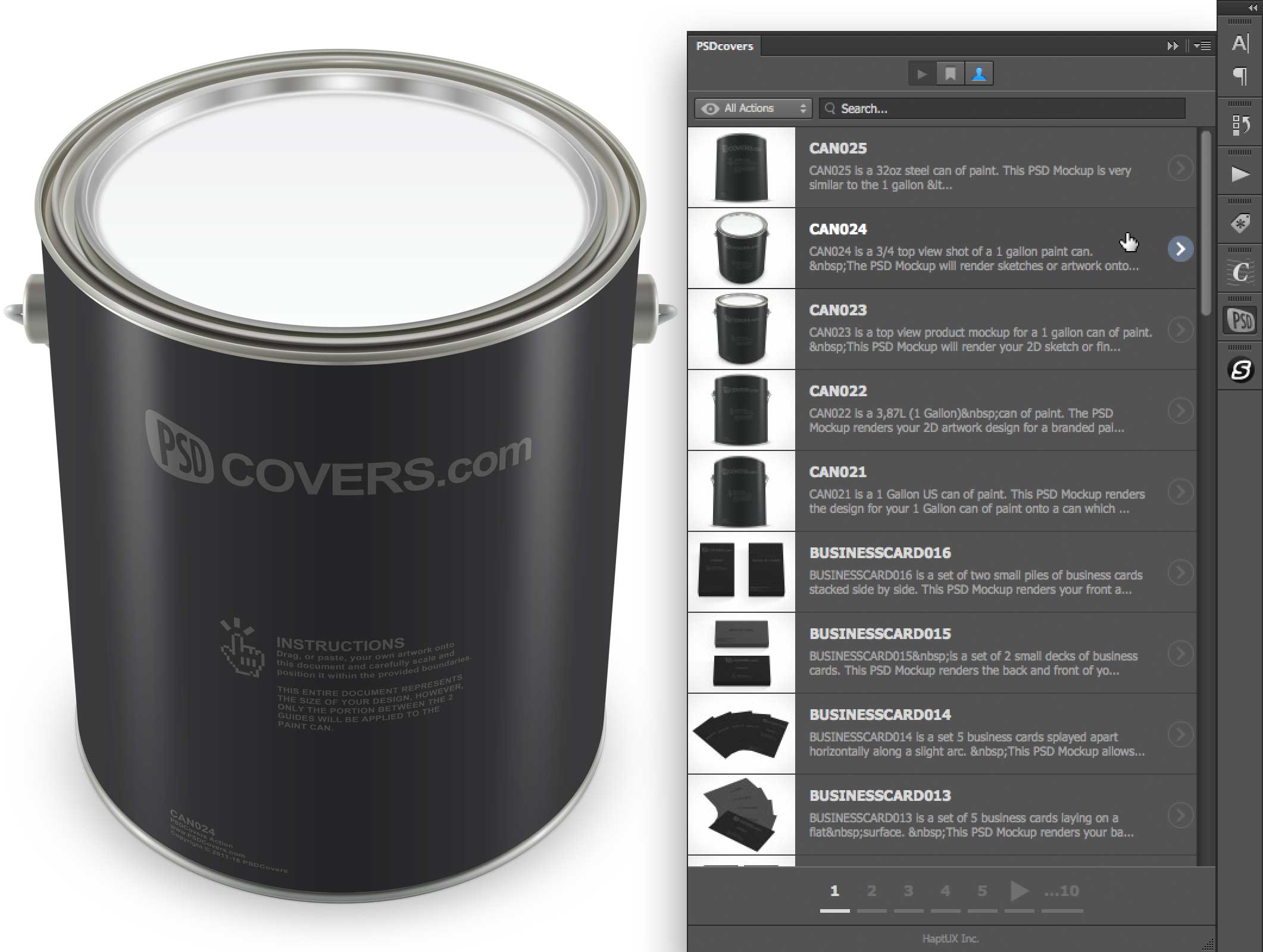 Quando você vai criar uma apresentação para um cliente uma boa dica é usar mockups para conseguir apresentar de uma forma mais profissional . Panel In Tutorials Catalog Psdcovers