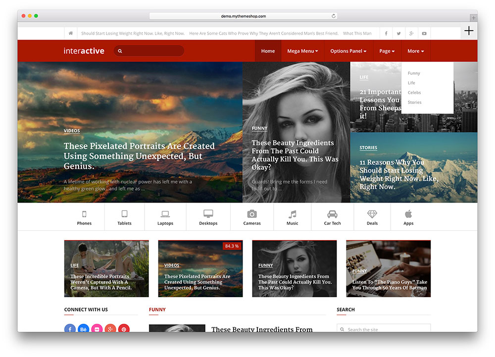 One of the best and the faste. 40+ Best News/Magazine Wordpress Themes for 2016